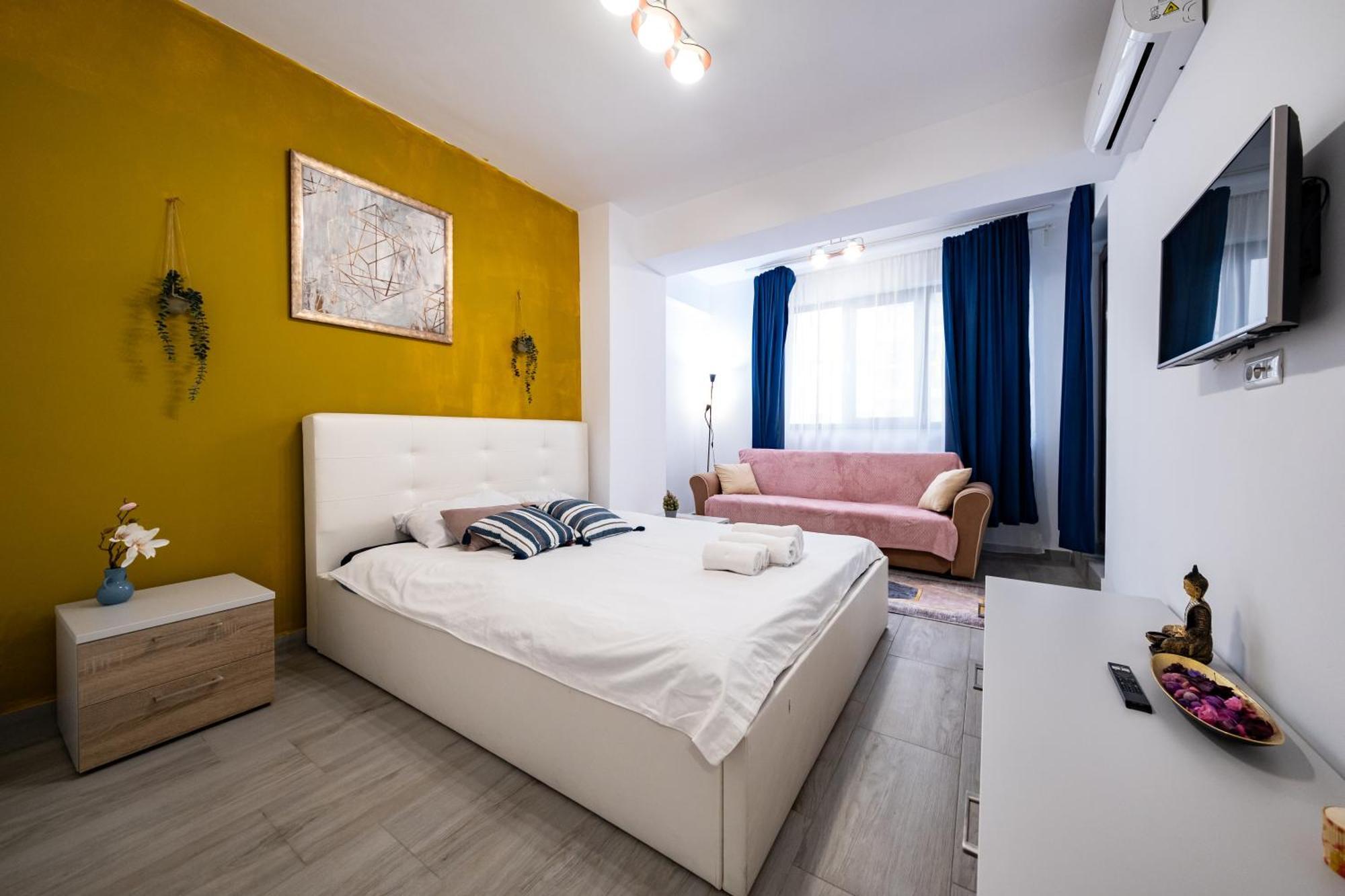 The Golden Studio - With Free Gym Bükreş Dış mekan fotoğraf