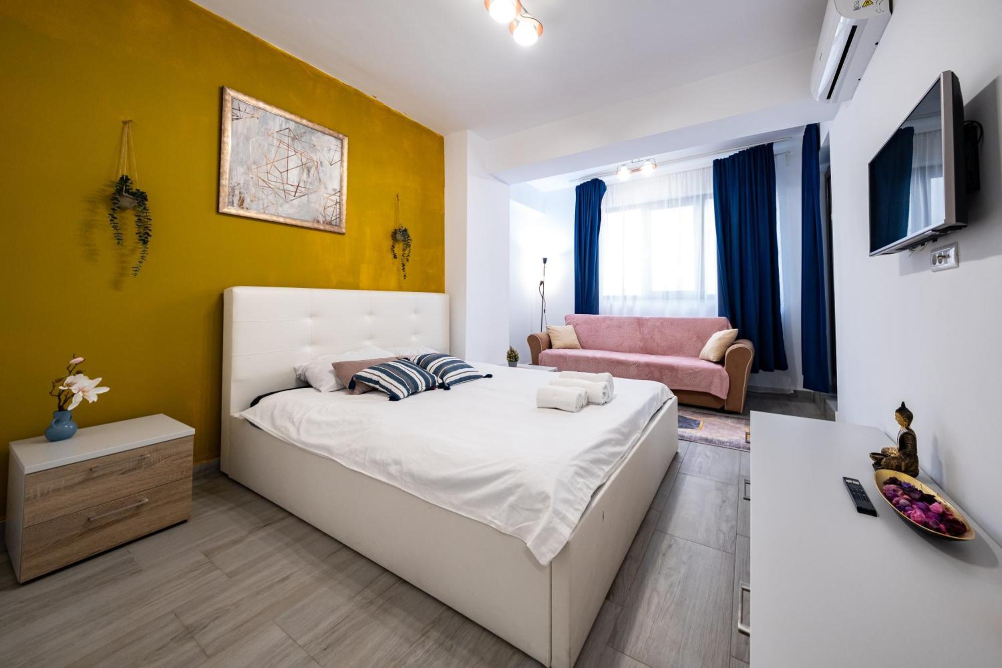 The Golden Studio - With Free Gym Bükreş Dış mekan fotoğraf